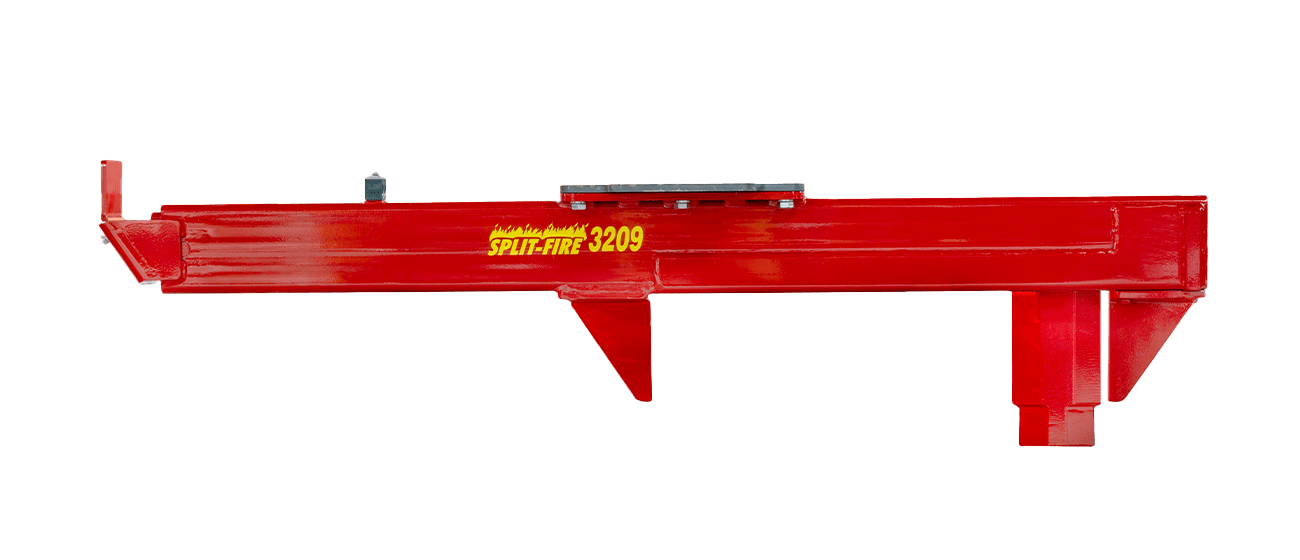 Split-Fire 3209 excavator log splitter blank plate front view