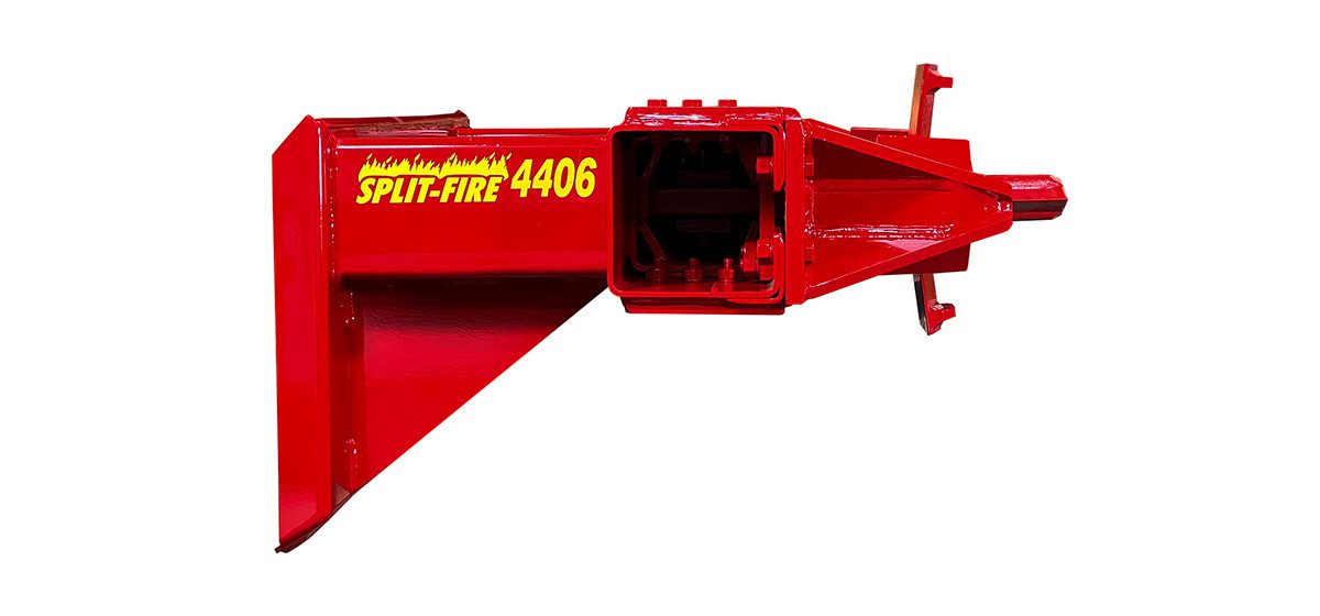 The Best Skidsteer Log Splitter with Interchangeable Wedges.