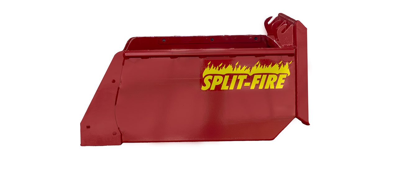 profile side of a 60 inch split-fire hi cap bucket