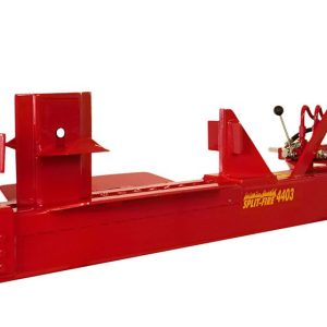 Robust Split-Fire 4403 log splitter with 3-point hitch for effective wood splitting with its unique 4 way wedge design