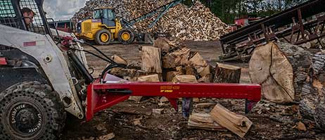 excavator wood splitter