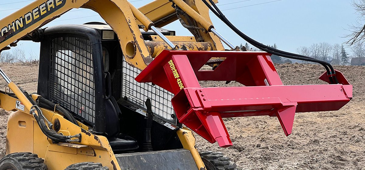 thumbnail image 2 of Ramsplitter 30 Ton 6-Way Wedge Skid Steer Log Splitter – 24" Log Capacity, Made In USA 2 of 4