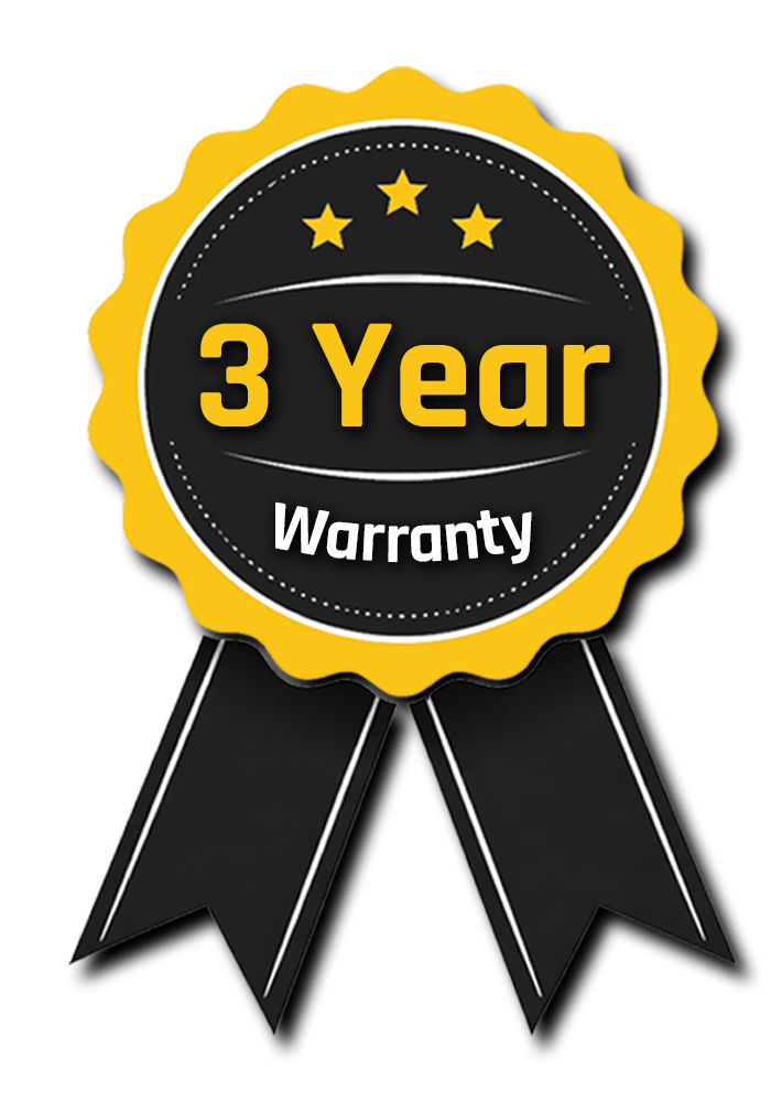 2-5 Year Warranty