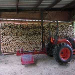 skid steer log splitter